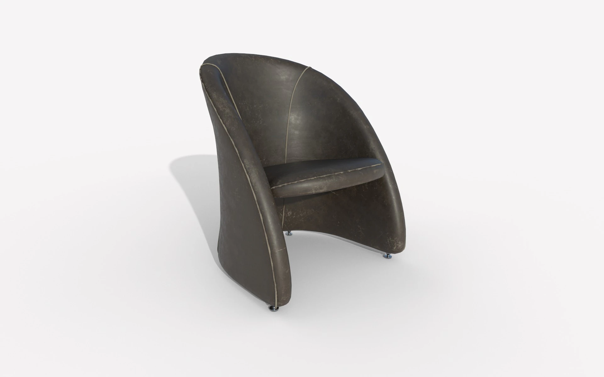 Armchair 39 3D Model .c4d .max .obj .3ds .fbx .stl .blend 
