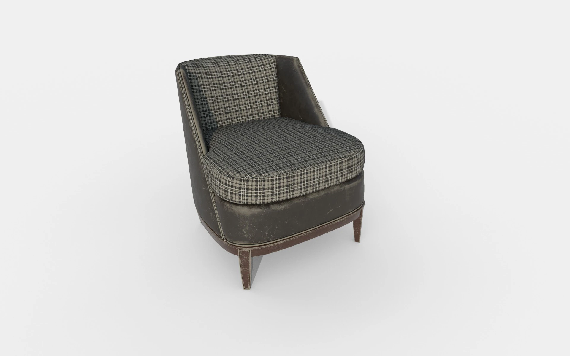 Armchair 41 3D Model .c4d .max .obj .3ds .fbx .stl .blend 