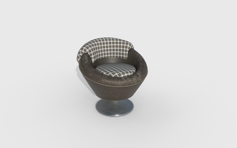 Крісло 43 3D Модель .c4d .max .obj .3ds .fbx .stl .blend