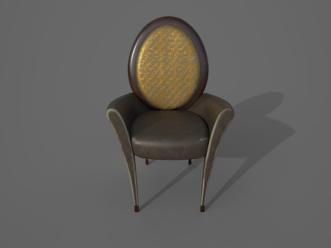 Kursi berlengan 47 Model 3D