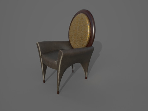 Kursi berlengan 47 Model 3D