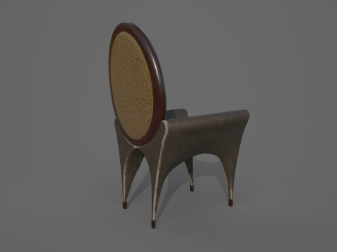 Kursi berlengan 47 Model 3D