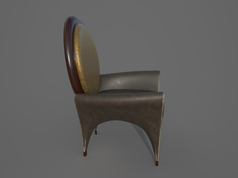 Kursi berlengan 47 Model 3D