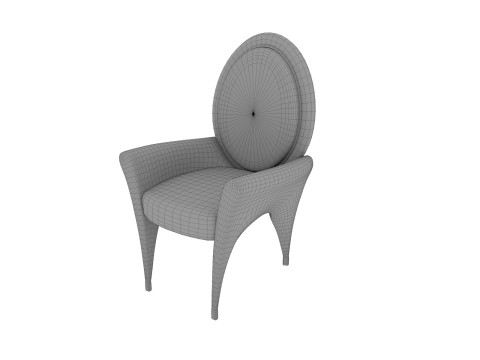 Kursi berlengan 47 Model 3D