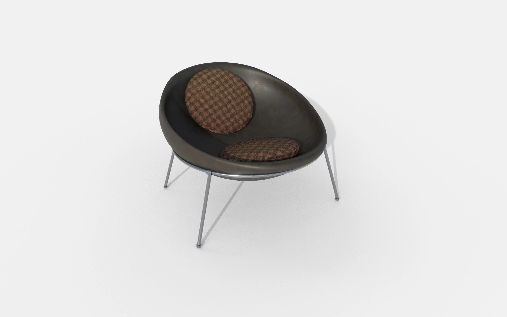 Armchair 48 3D Model .c4d .max .obj .3ds .fbx .stl .blend 