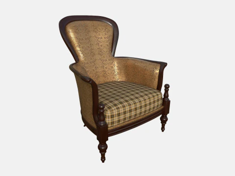 Armchair 50 3D Model