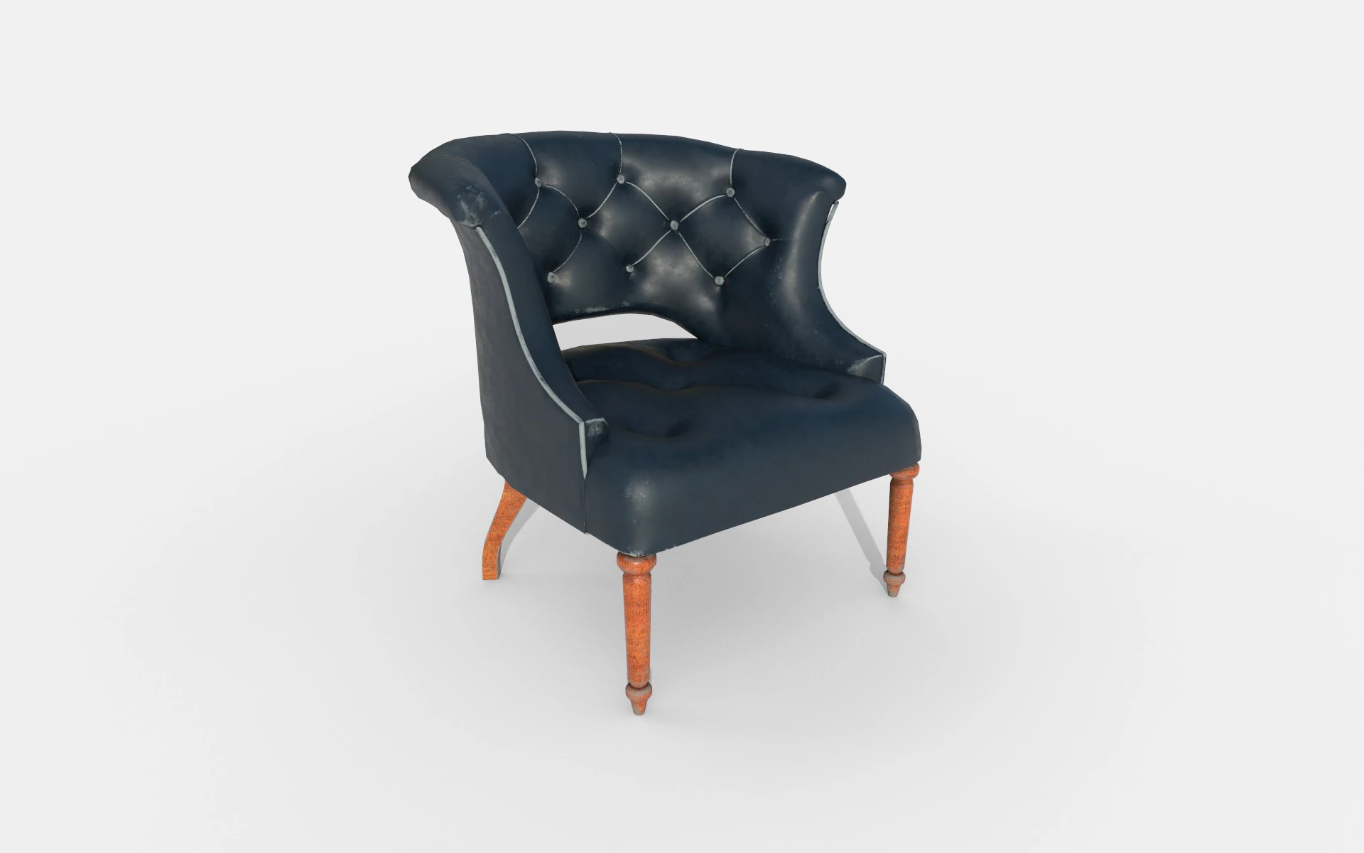 Armchair 51 3D Model .c4d .max .obj .3ds .fbx .stl .blend 