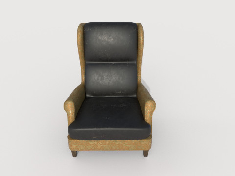 Kursi berlengan 53 Model 3D