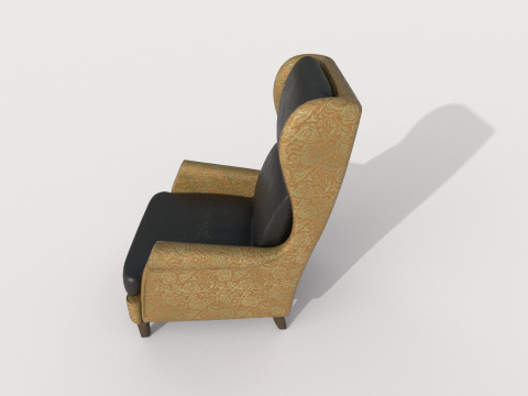 Kursi berlengan 53 Model 3D