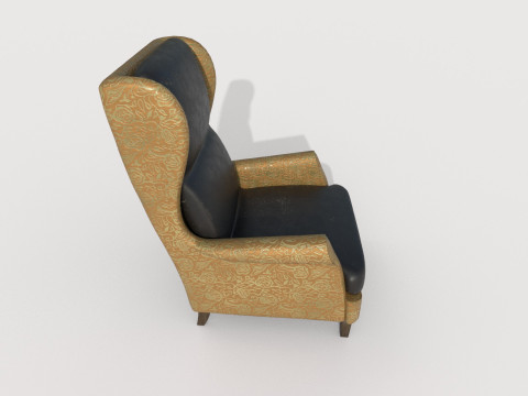 Kursi berlengan 53 Model 3D