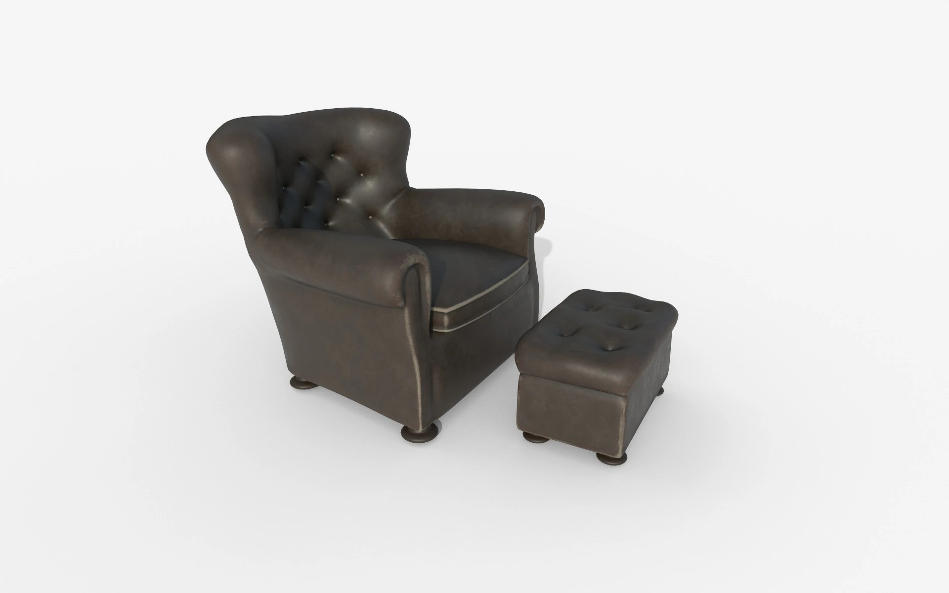 Armchair 56 3D Model .c4d .max .obj .3ds .fbx .stl .blend 