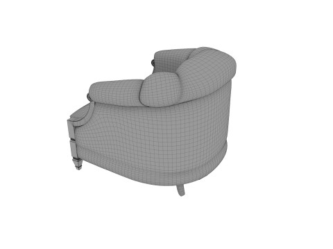 アームチェア 57 3Dモデル