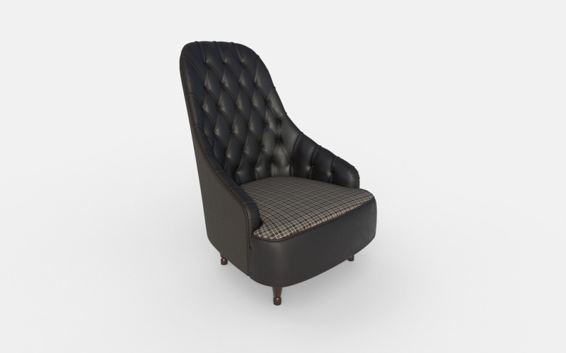 Koltuk 58 3D Model .c4d .max .obj .3ds .fbx .stl .blend