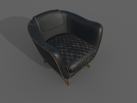 アームチェア 61 3Dモデル