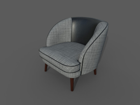 Poltrona 62 Modello 3D