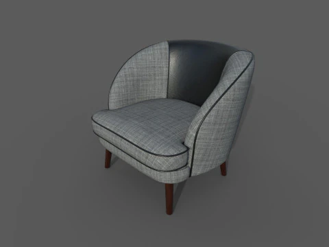 Armchair 62 3D Model