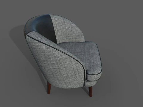 Armchair 62 3D Model