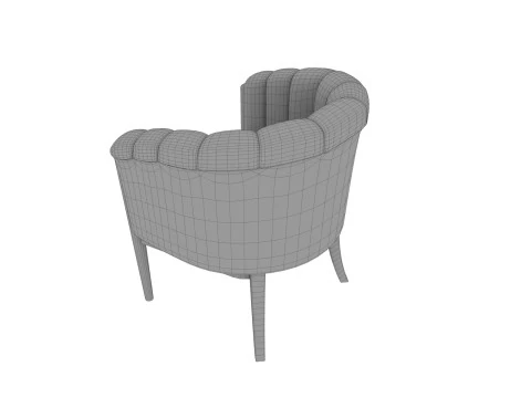 안락의자 65 3D 모델