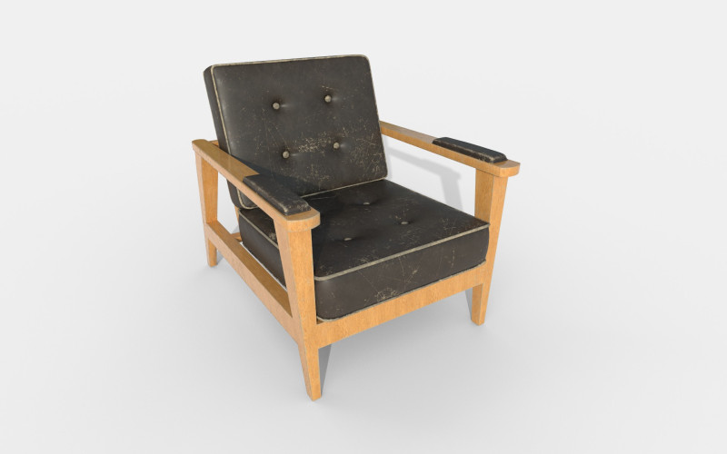 扶手椅 67 3D 模型 .c4d .max .obj .3ds .fbx .stl .blend 