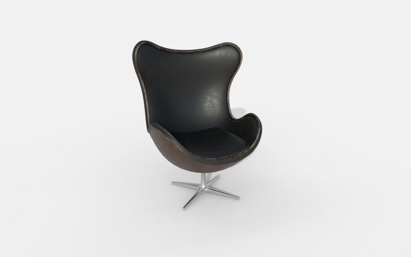 Крісло 68 3D Модель .c4d .max .obj .3ds .fbx .stl .blend