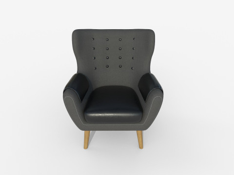 Fauteuil 70 Modèle 3D
