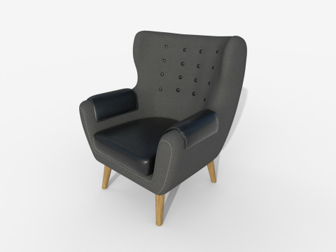 Fauteuil 70 Modèle 3D