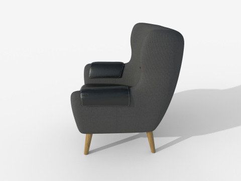 Fauteuil 70 Modèle 3D