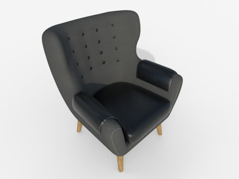 Fauteuil 70 Modèle 3D