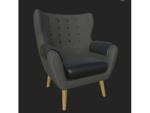 Armchair 70 3D Model