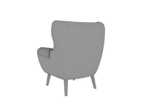 Fauteuil 70 Modèle 3D