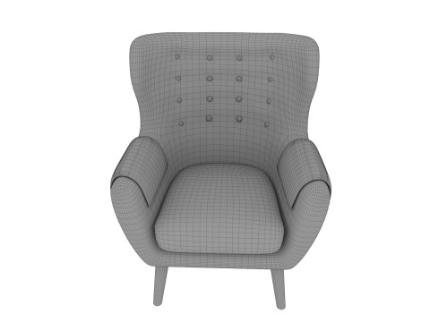 Fauteuil 70 Modèle 3D