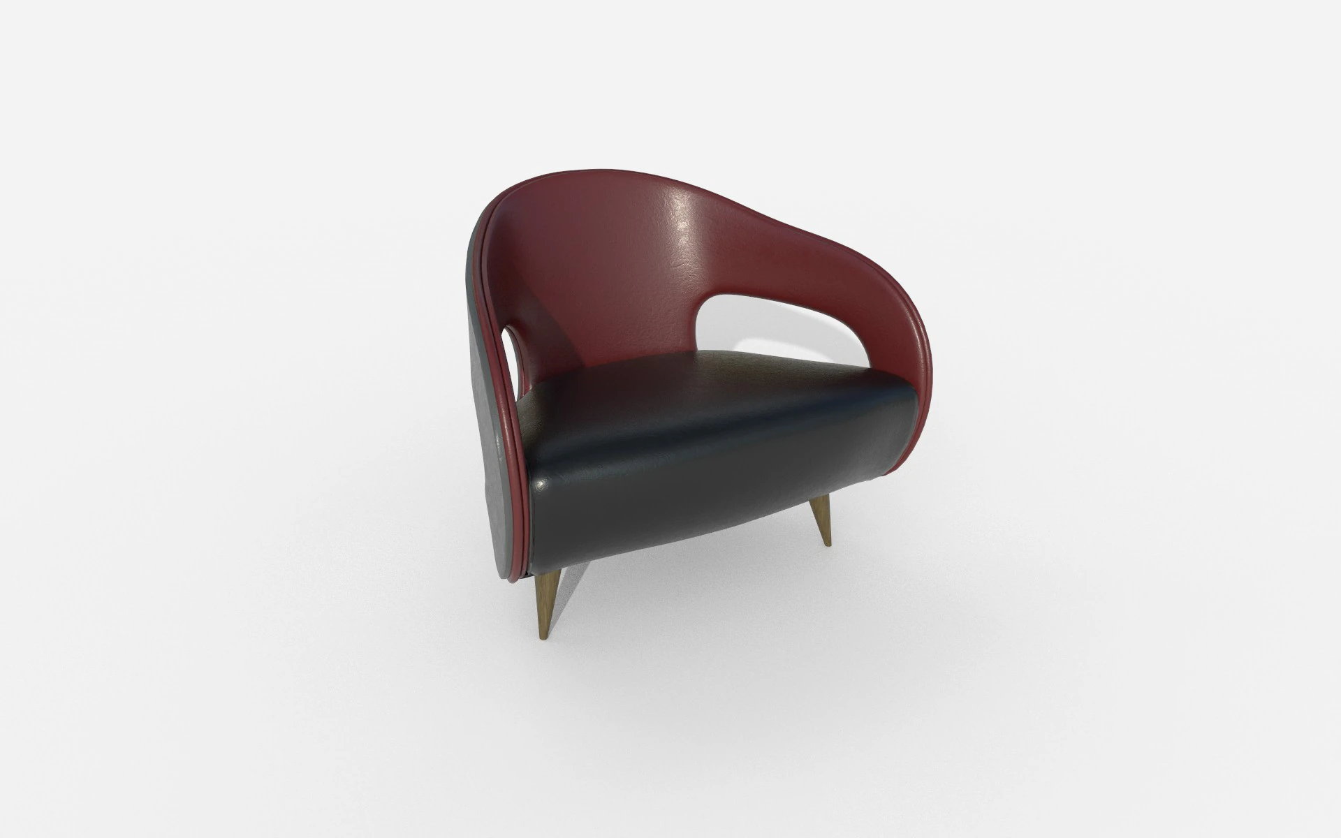 Armchair 71 3D Model .c4d .max .obj .3ds .fbx .stl .blend