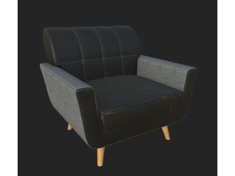 Kursi berlengan 76 Model 3D