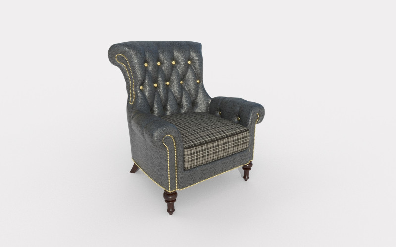 Fauteuil 81 3D Model .c4d .max .obj .3ds .fbx .stl .blend