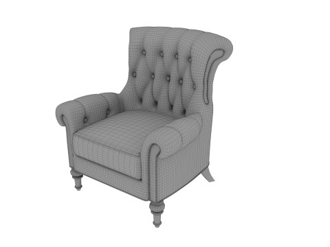 Armchair 81 3D Model