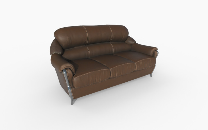 Sofa 12 3D Model .c4d .max .obj .3ds .fbx .stl .blend