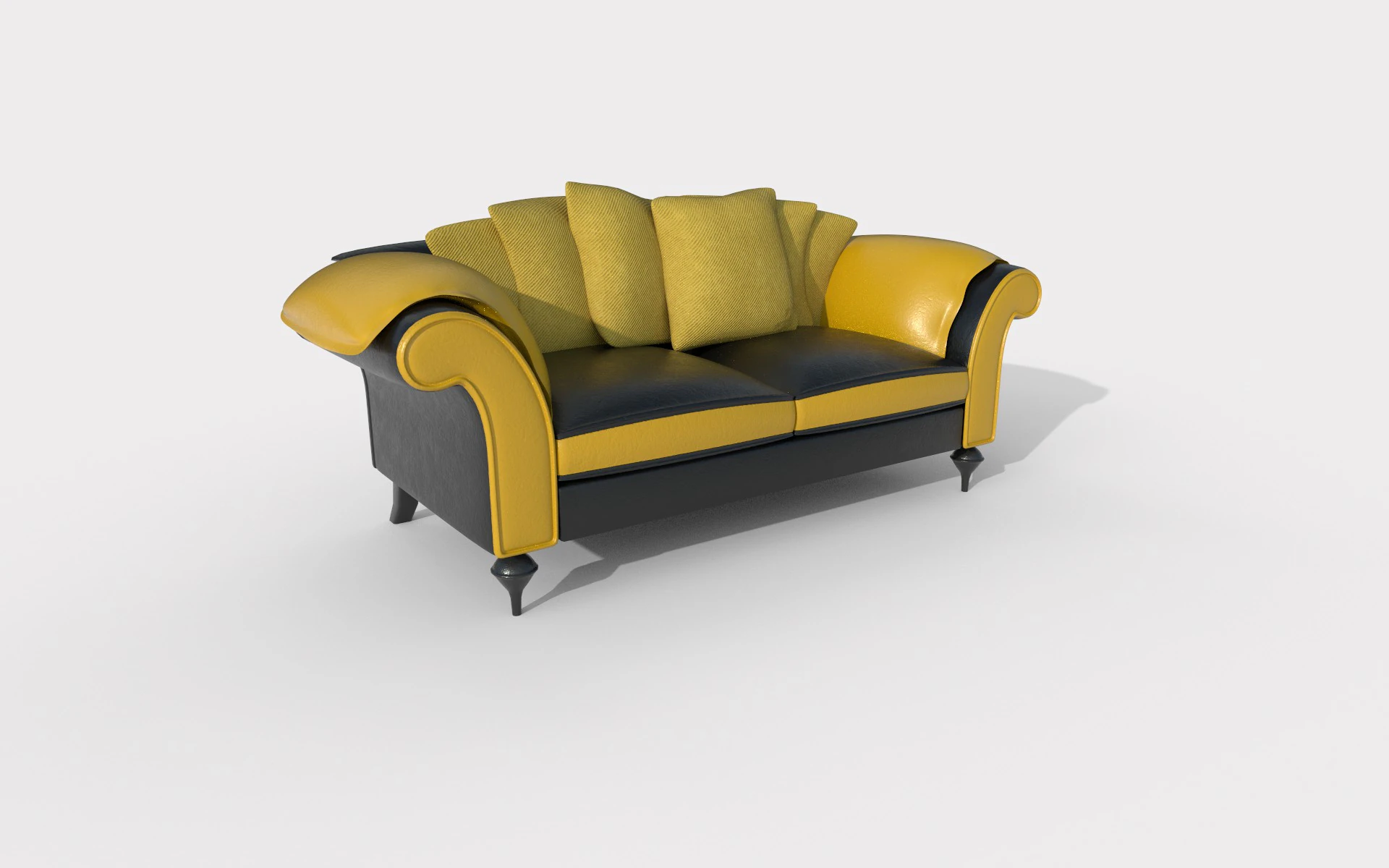 Sofa 09 3D Model .c4d .max .obj .3ds .fbx .stl .blend 