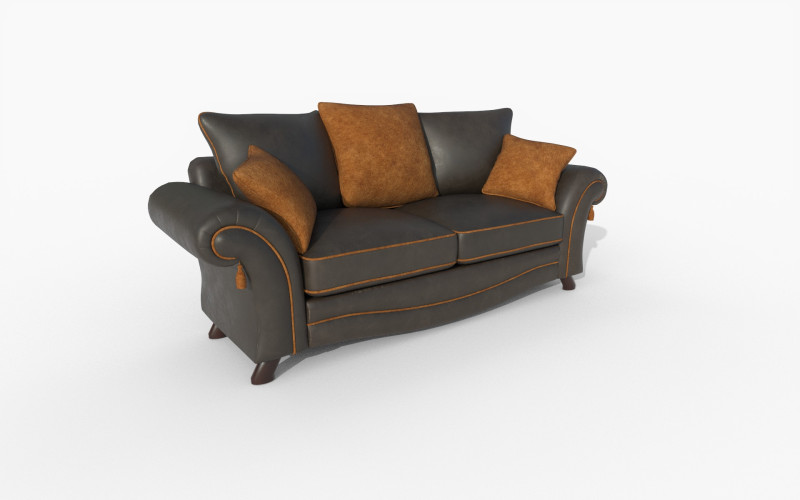 Sofa 07 Model 3D .c4d .max .obj .3ds .fbx .stl .blend