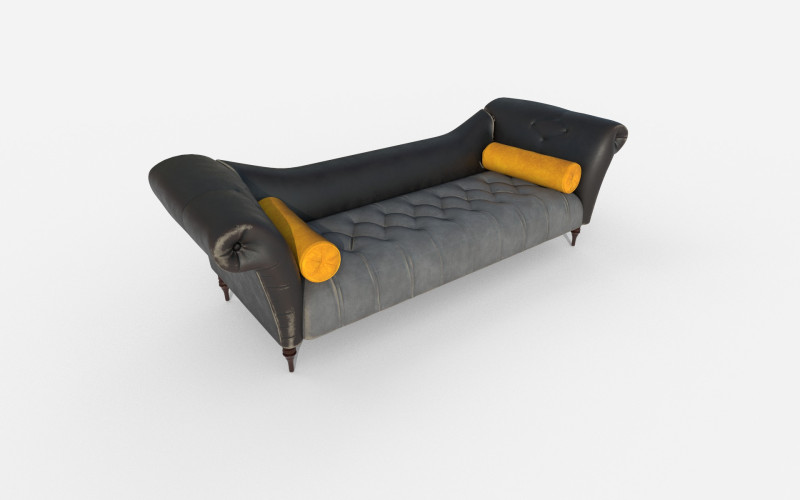 Sofa 06 3D Model .c4d .max .obj .3ds .fbx .stl .blend
