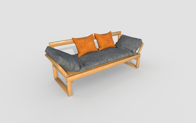 Sofa 05 Model 3D .c4d .max .obj .3ds .fbx .stl .blend
