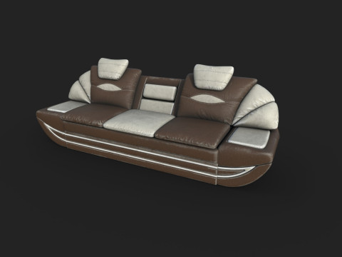 Sofa 03a 3D Model