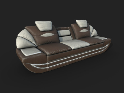Sofa 03a 3D Model