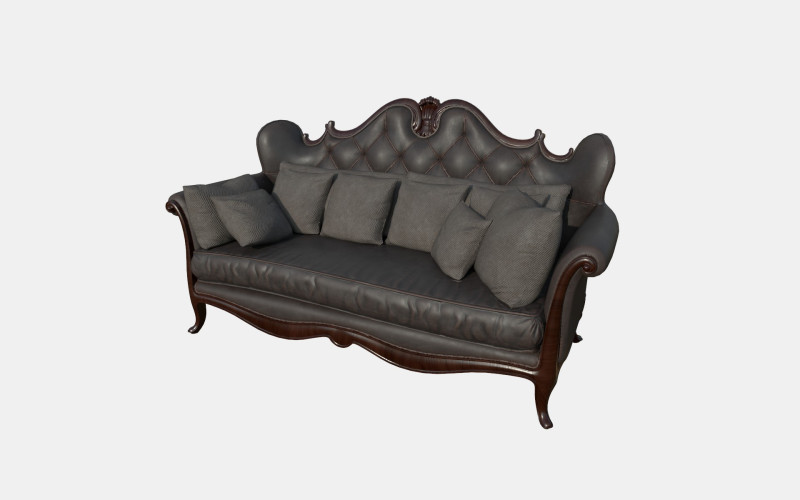 ソファ 02x 3Dモデル .c4d .max .obj .3ds .fbx .stl .blend