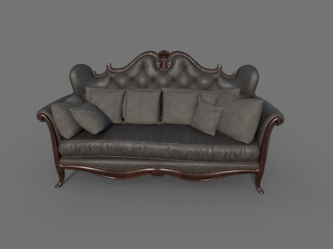 ソファ 02x 3Dモデル