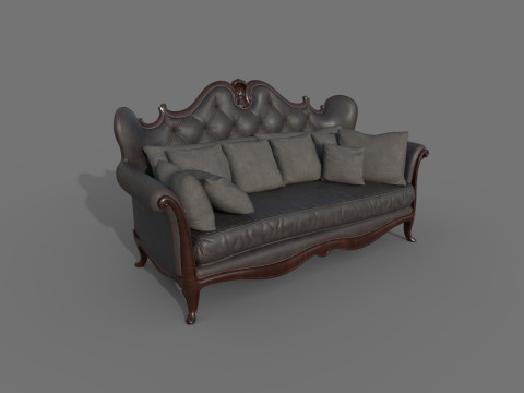 ソファ 02x 3Dモデル