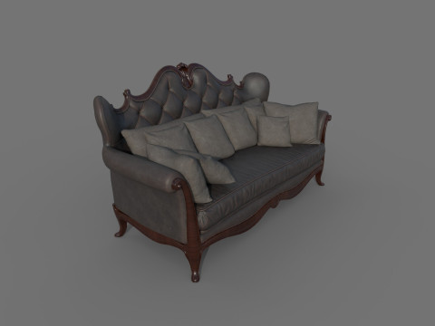 ソファ 02x 3Dモデル