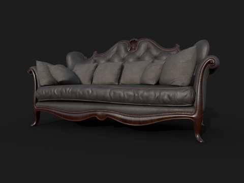 ソファ 02x 3Dモデル