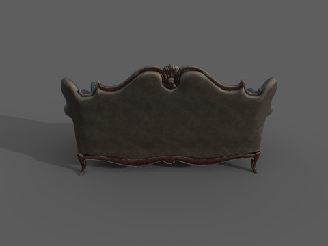 Deri Koltuk 2d 3D Model
