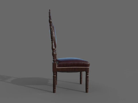 Gothic Chair 3D Model
