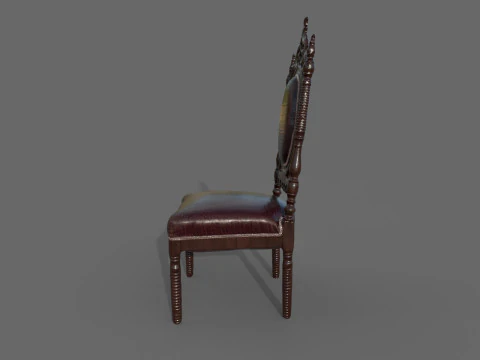 Gothic Chair 3D Model